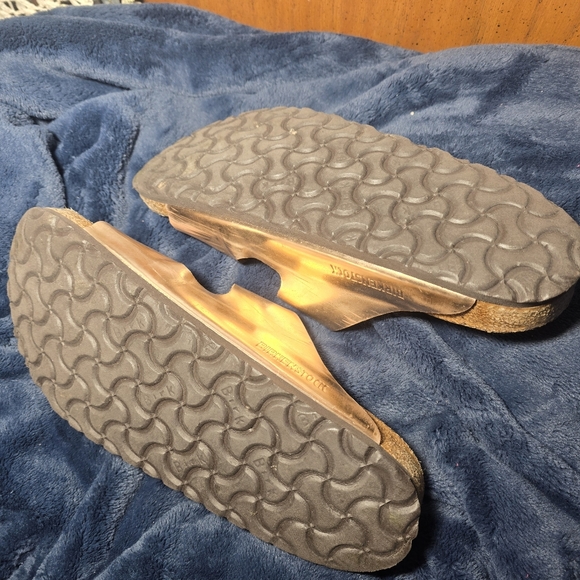 Birkenstock rose gold metallic Arizona Size 39 Size 8 Womens - Picture 6 of 6